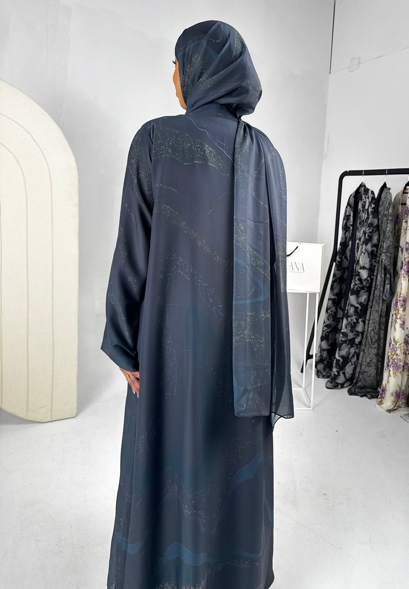 Midnight Blue Abaya