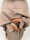 Shawl Beige Abaya