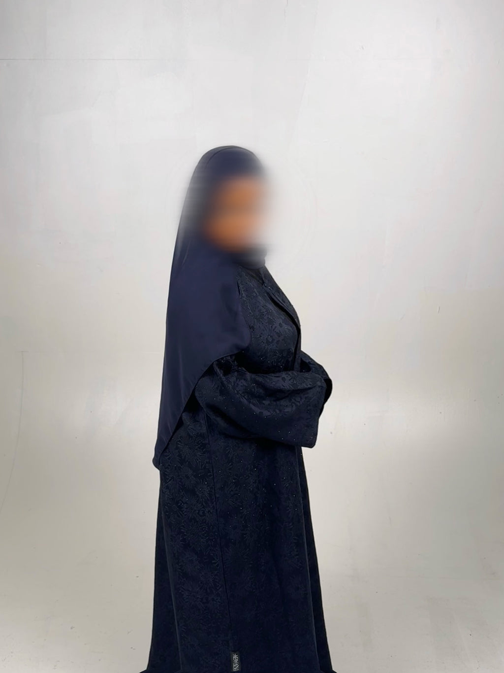 Qamar Abaya Blue