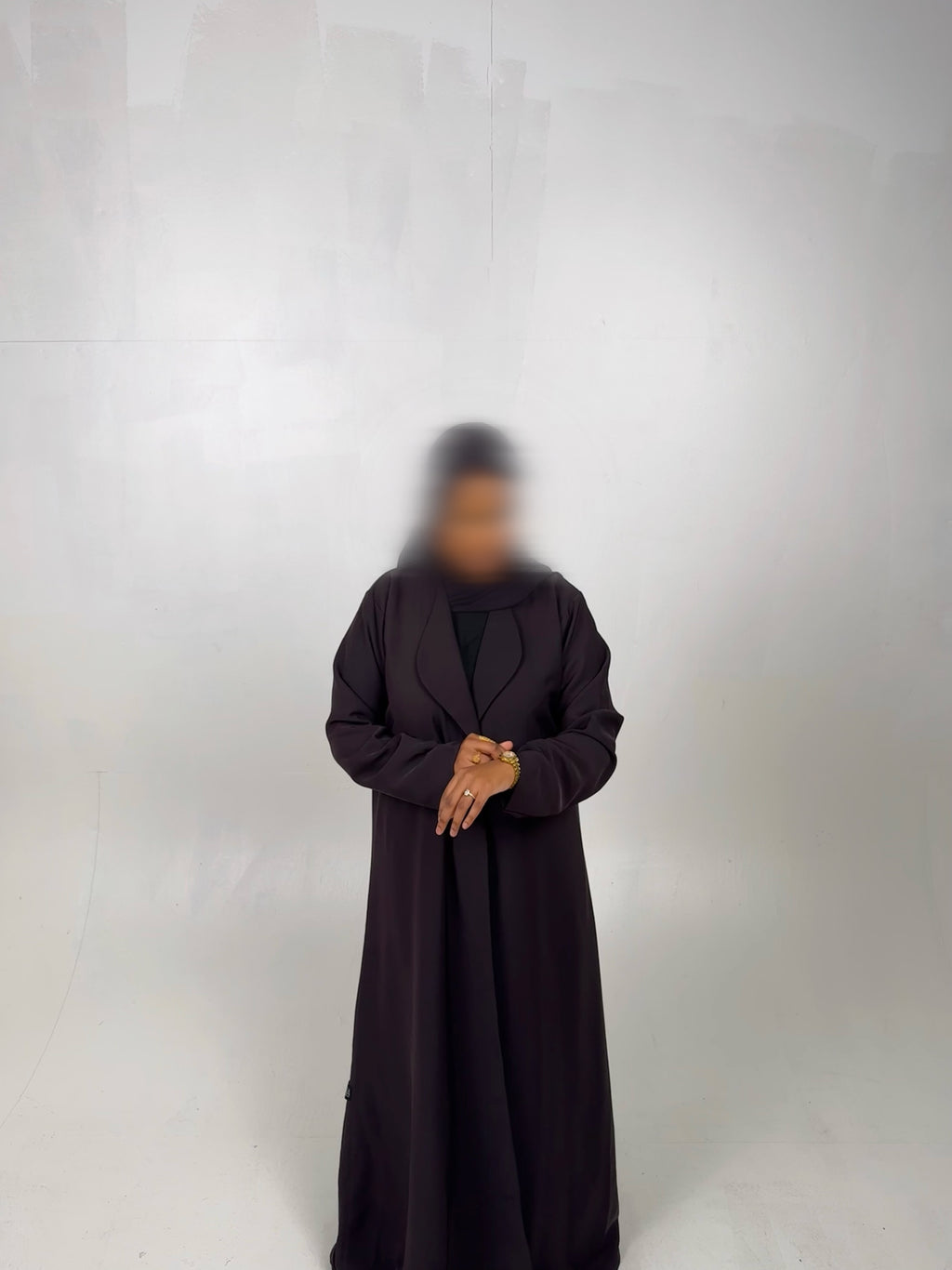 Bushra Purple Abaya
