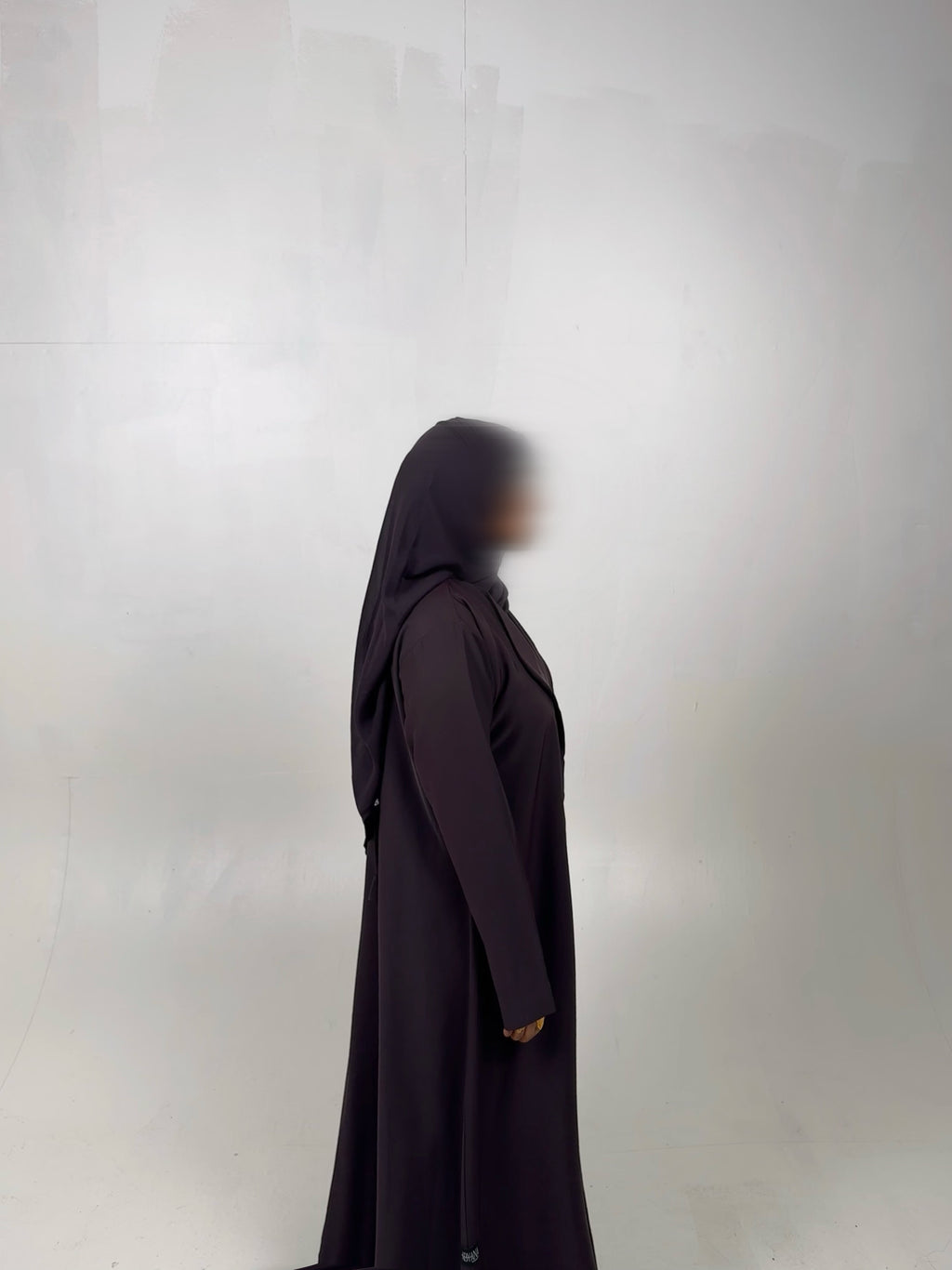 Bushra Purple Abaya