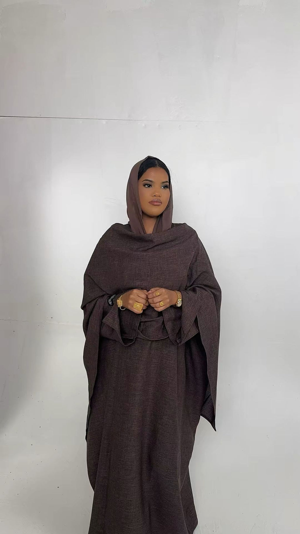Shawl Brown Abaya
