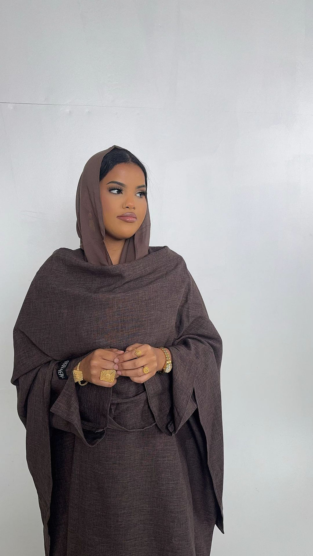 Shawl Brown Abaya